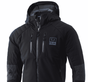HUK ICON X SUPERIOR HYBRID JACKET - BLACK