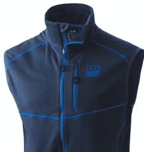 HUK FIN VEST - SARGASSO SEA HEATHER